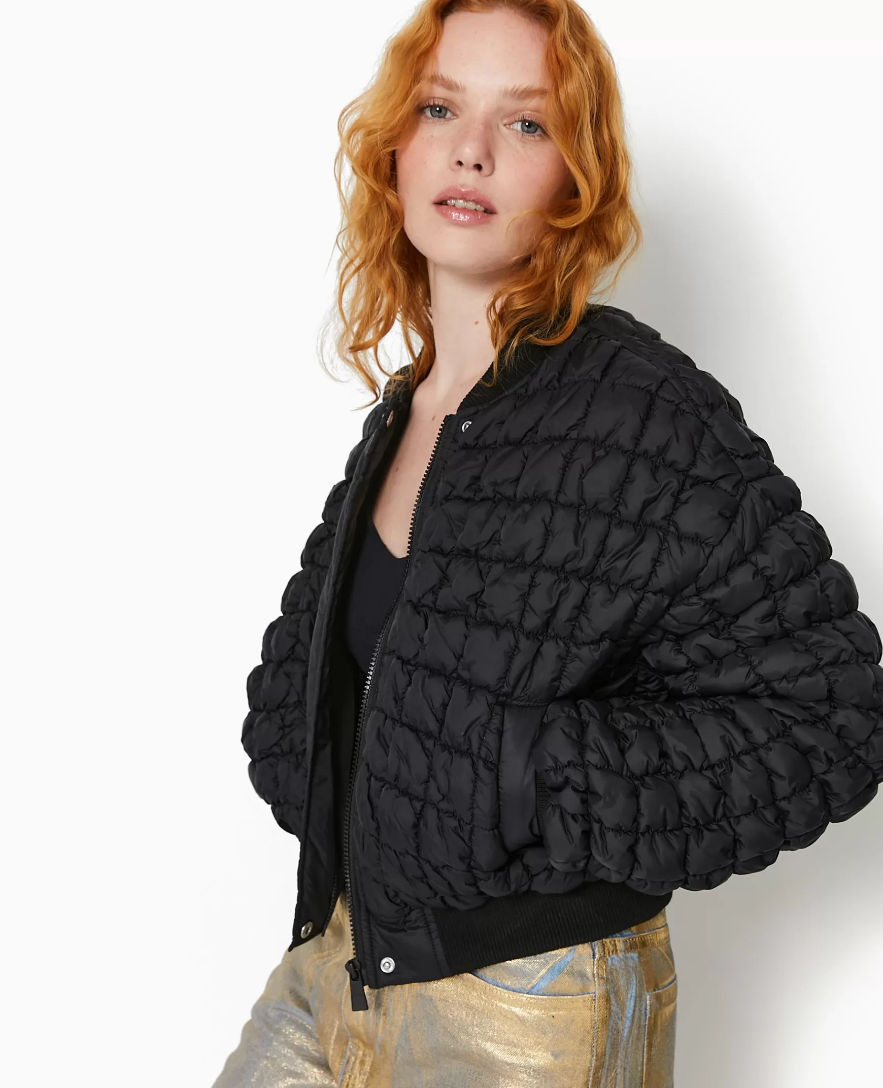 Pimkie Blouson matelass forme bombers - Noir Flash Sale