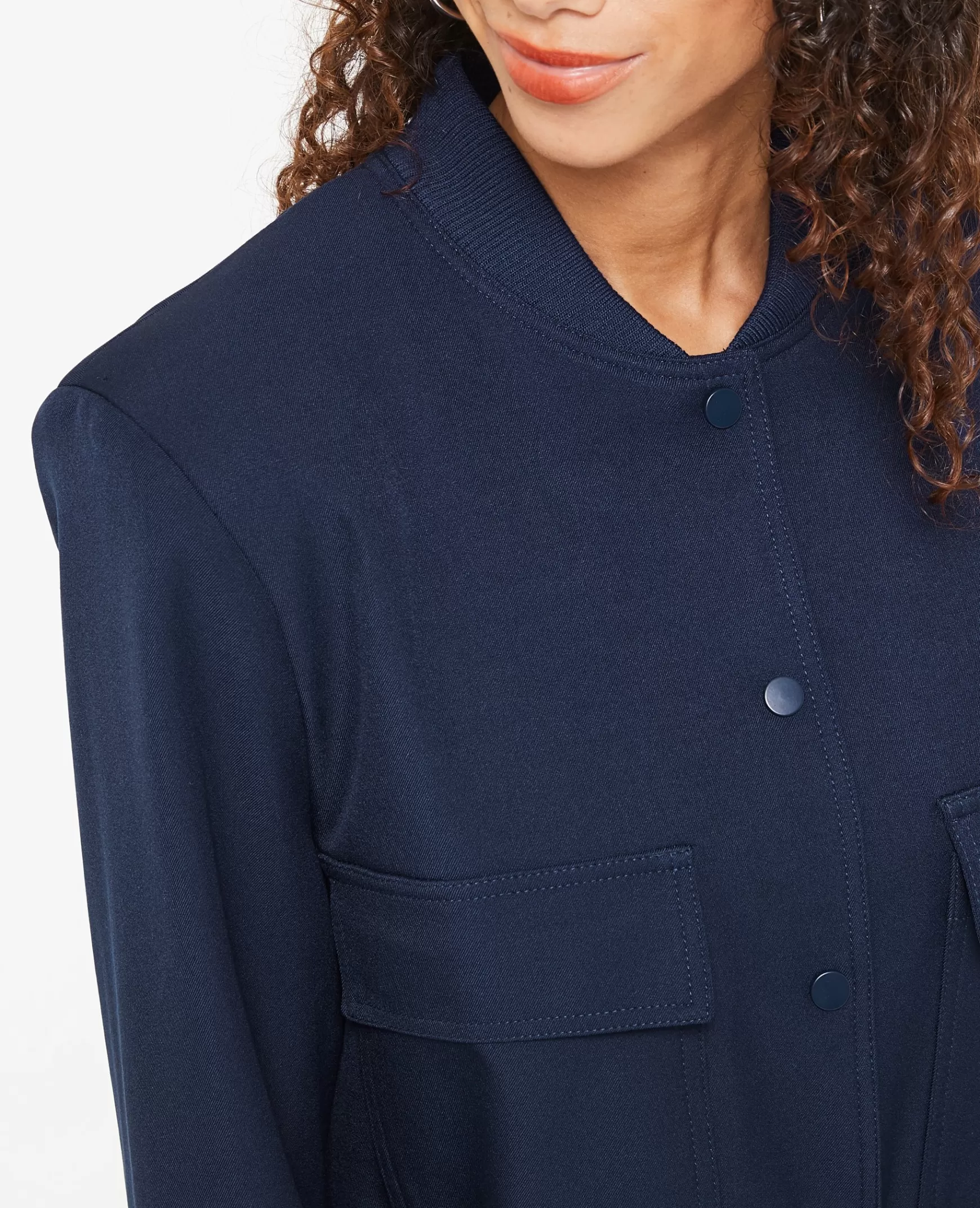 Pimkie Bombers en toile avec paulettes - Bleu marine Bleumarine Flash Sale