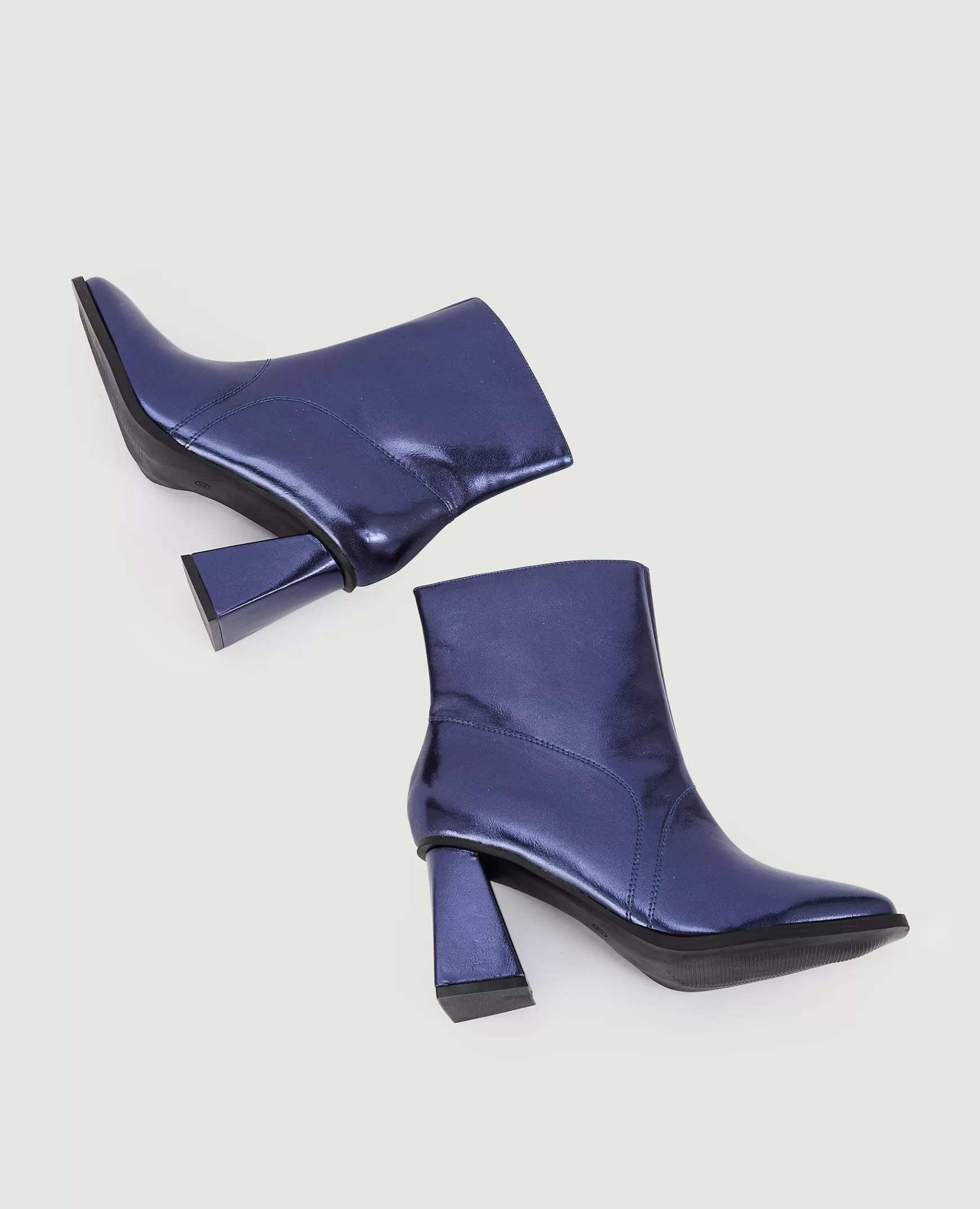 Pimkie Boots bout carr avec talon trapèze - Bleu fonc Bleufonc Flash Sale