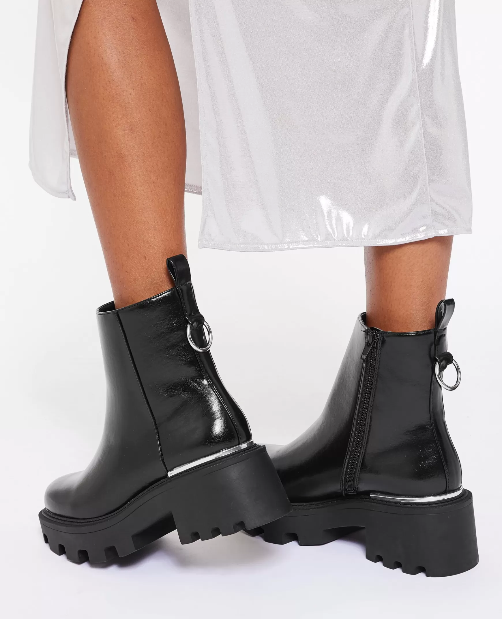 Pimkie Boots semelles chunky avec dtails mtal - Noir Flash Sale