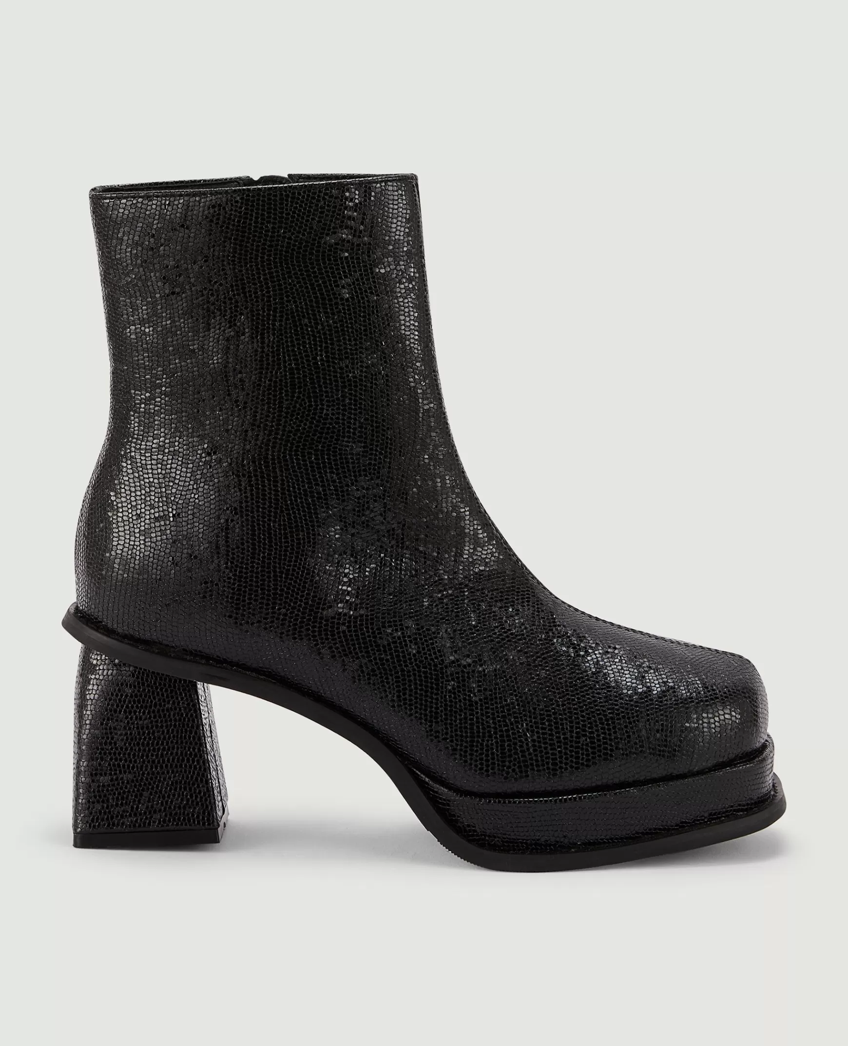 Pimkie Bottines irises à talon - Noir Cheap