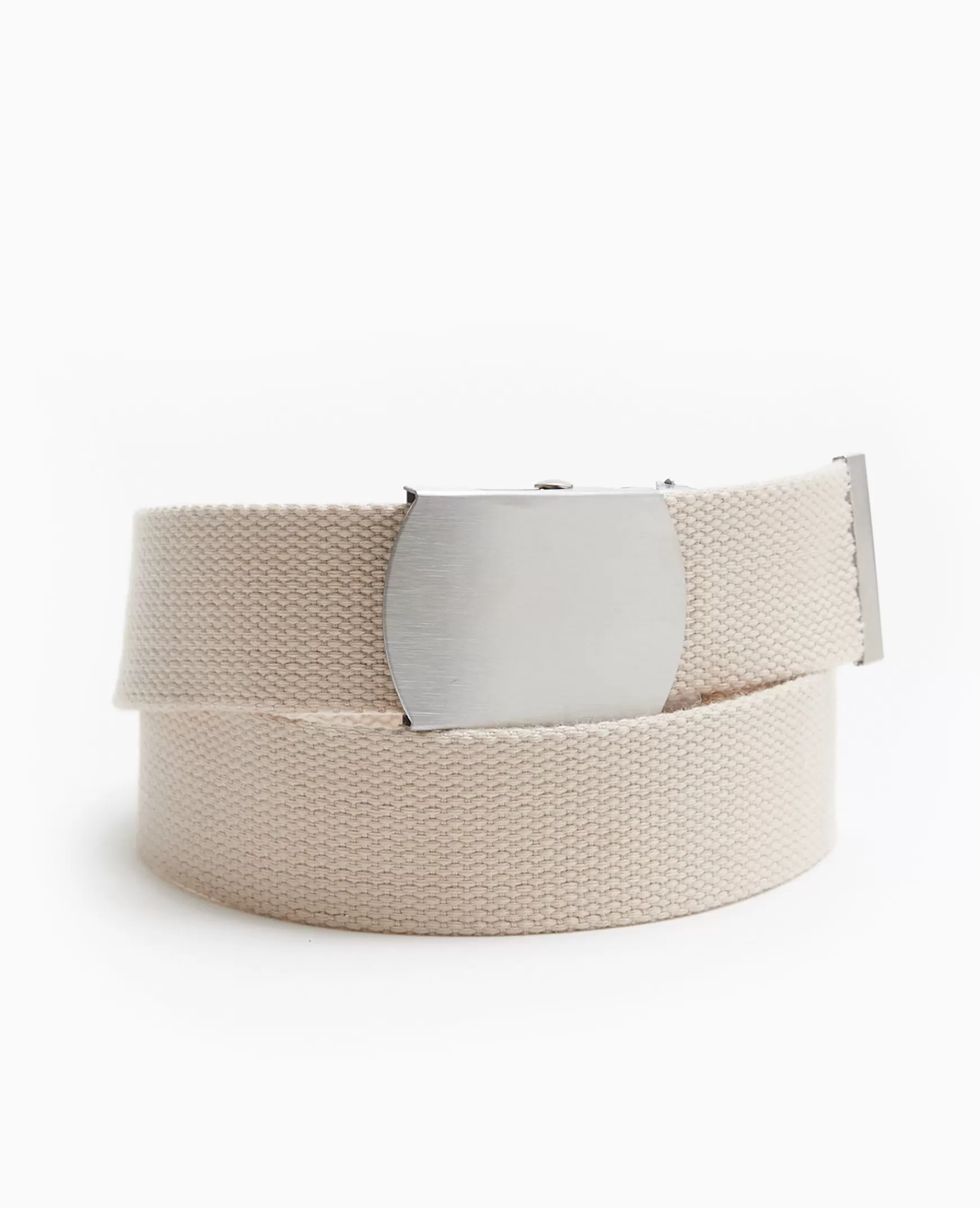 Pimkie Ceinture en canvas avec boucle mtallique - Beige Sale