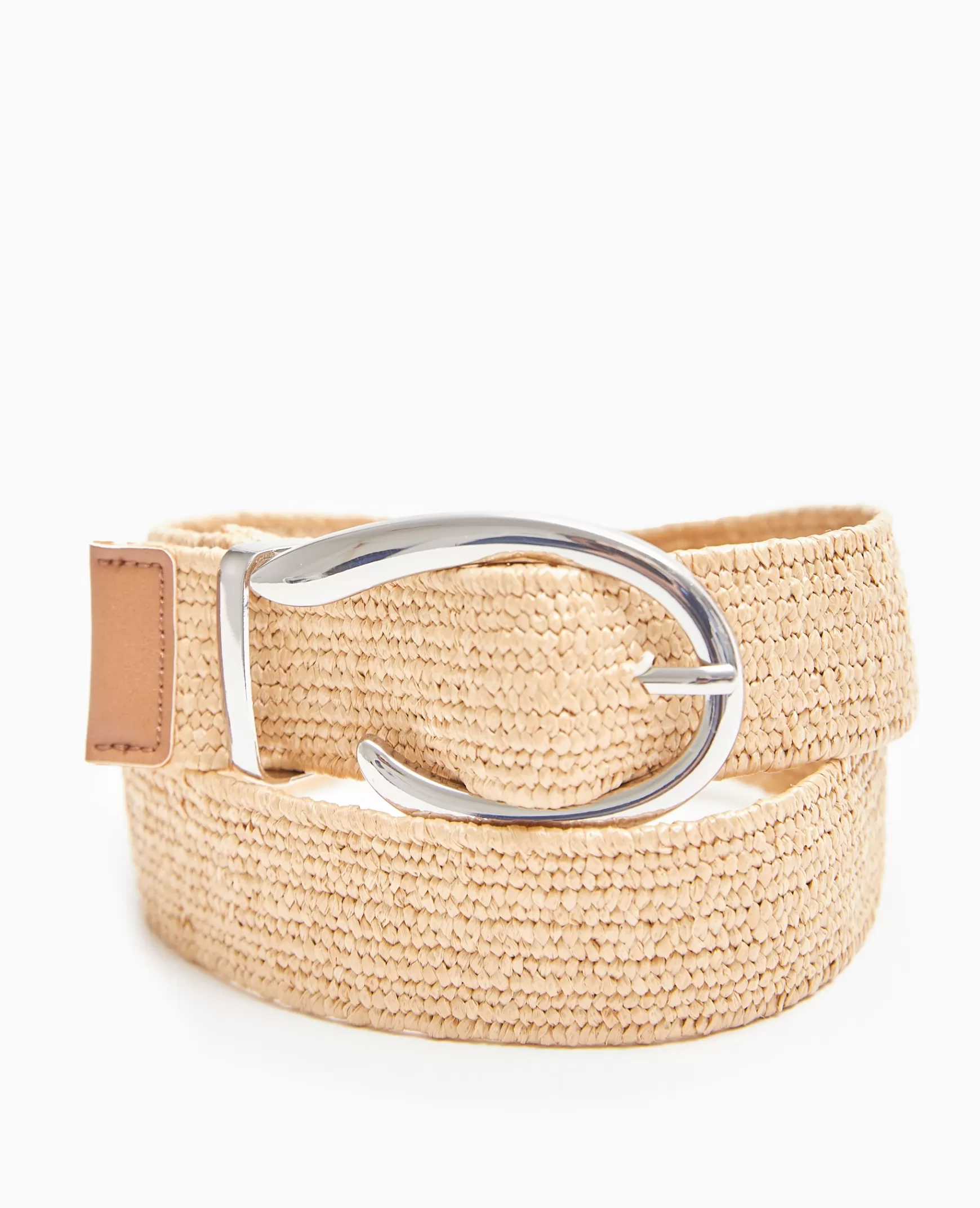 Pimkie Ceinture en paille lastique - Beige Hot