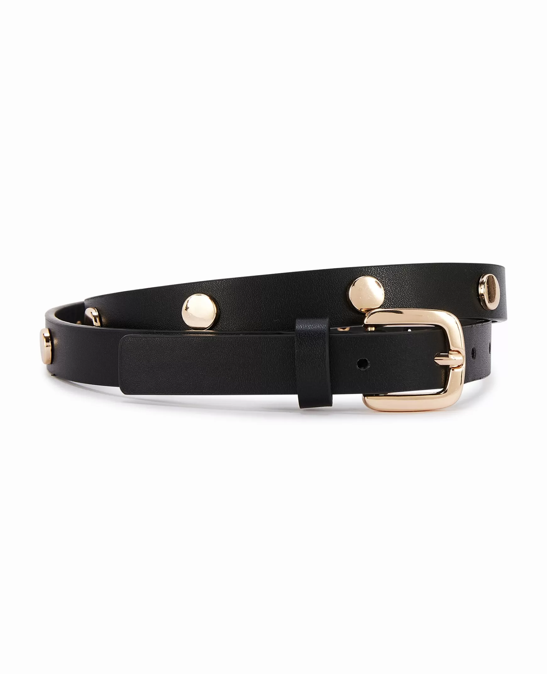 Pimkie Ceinture fine avec clous dors - Noir Best Sale