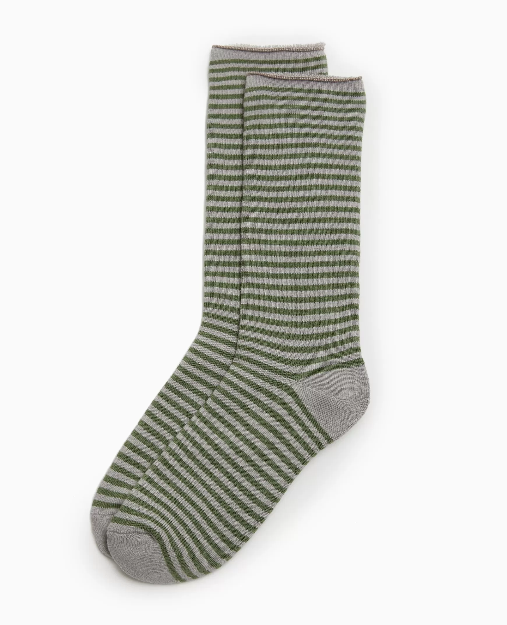 Pimkie Chaussettes rayes maille bouclette intrieure - Vert kaki Vertkaki Shop