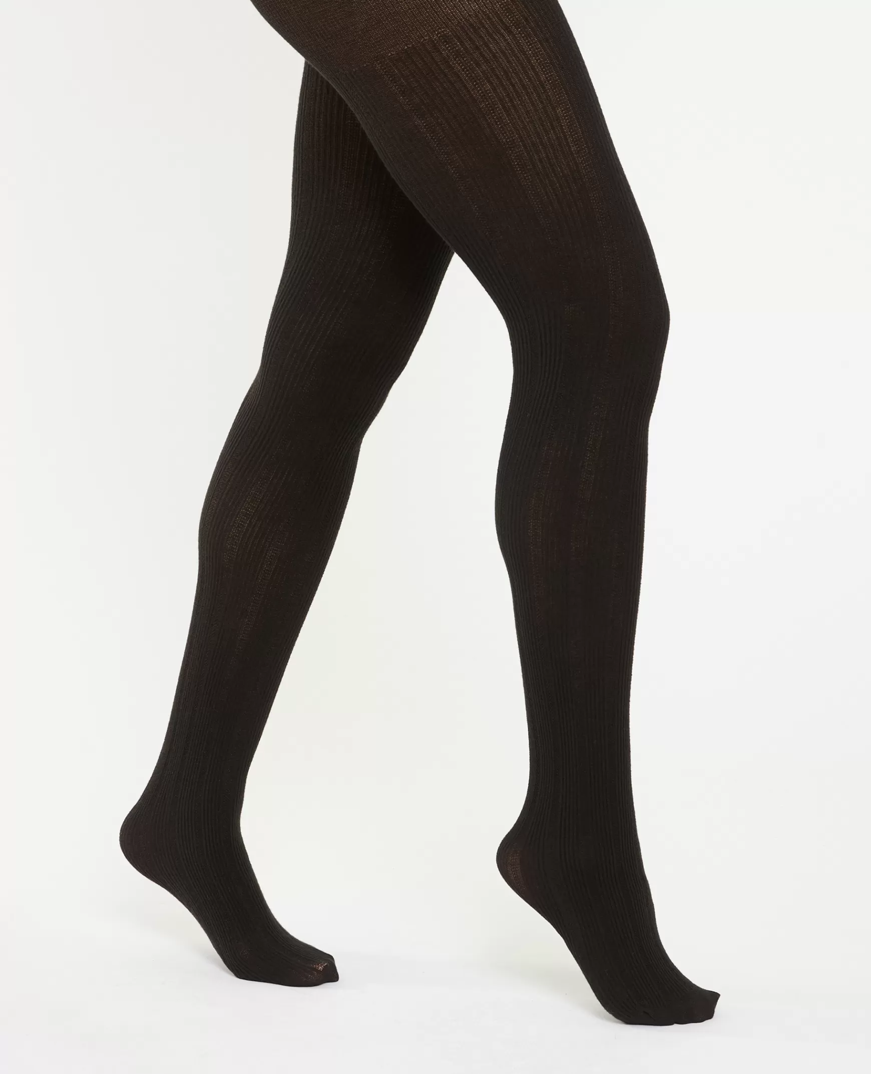 Pimkie Collants en maille fantaisie effet ray - Noir Best