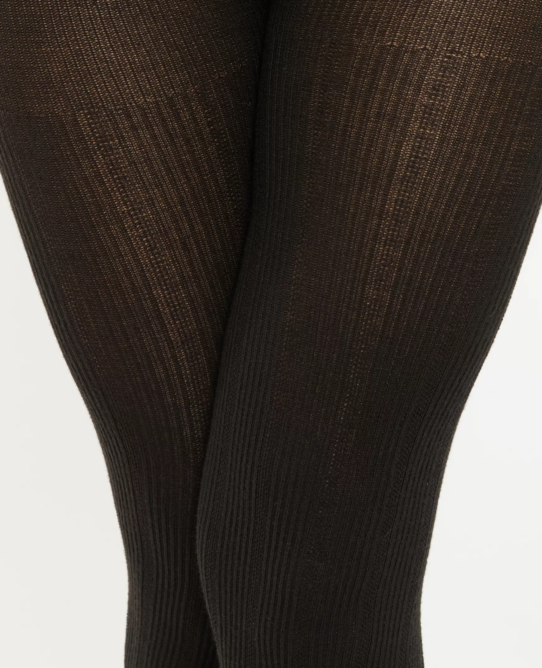 Pimkie Collants en maille fantaisie effet ray - Noir Best