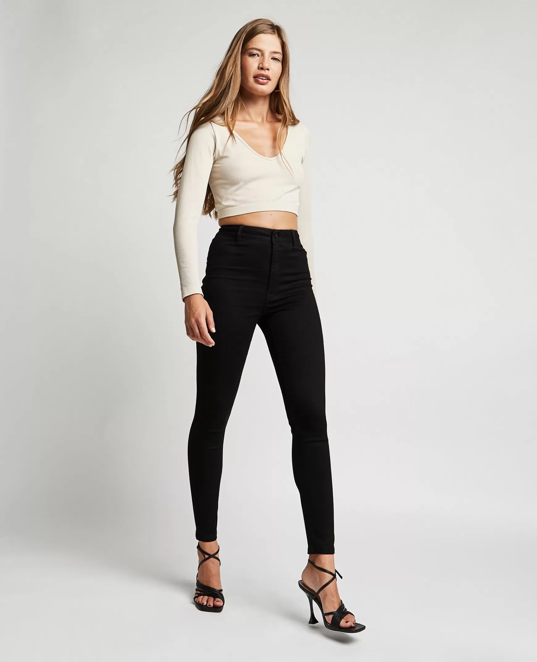 Pimkie Jegging taille haute - Noir Online