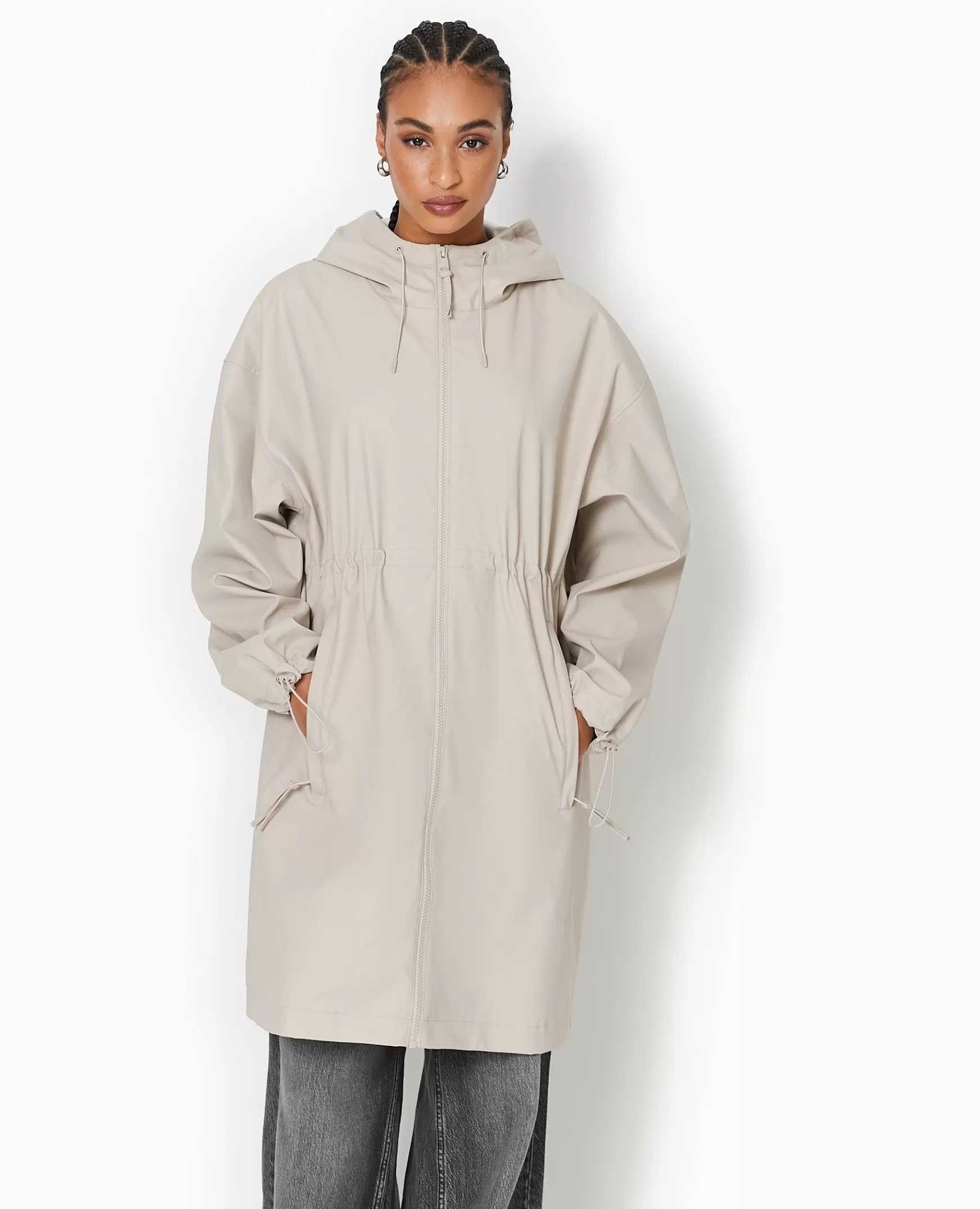 Pimkie Manteau de pluie avec capuche - Beige Shop