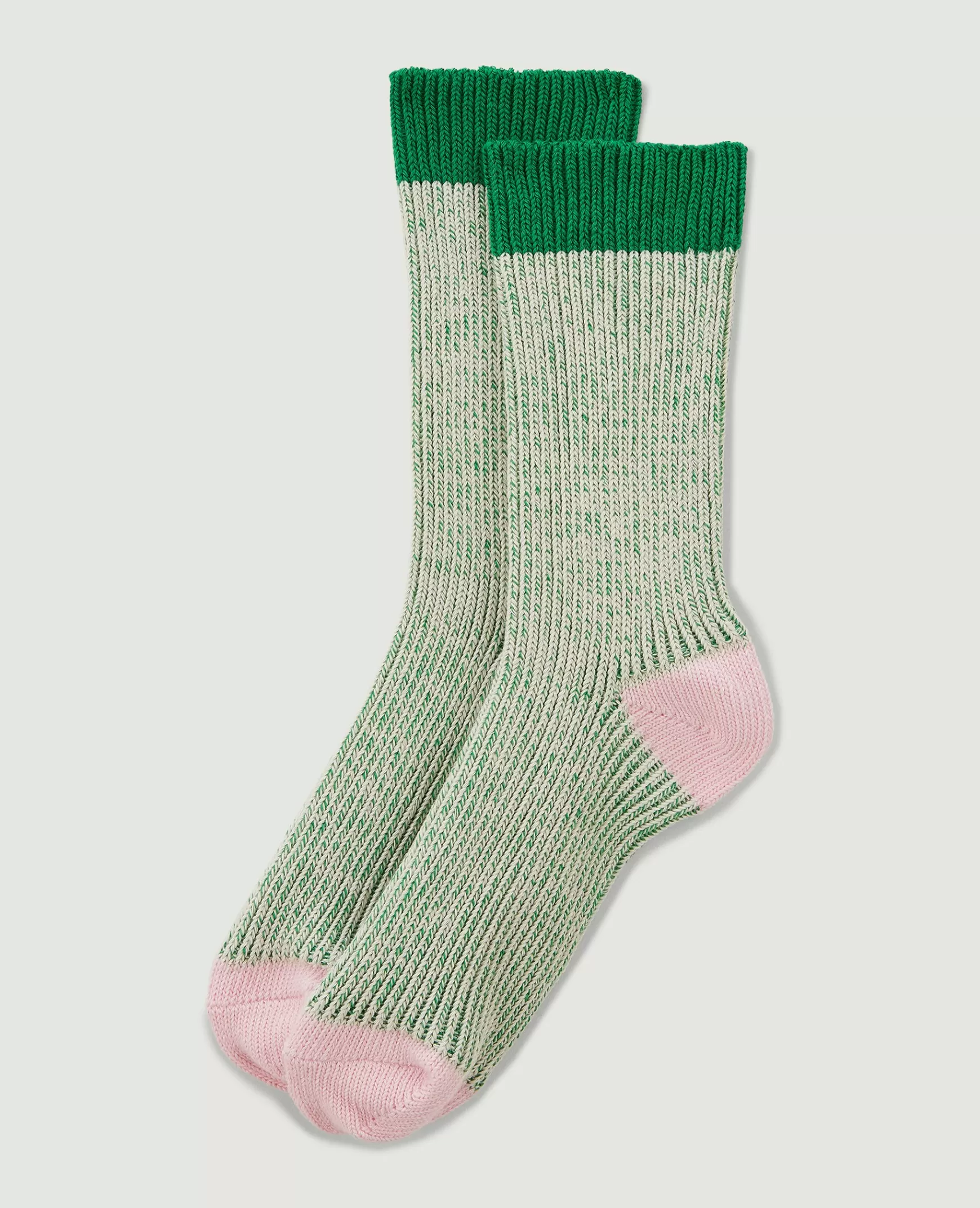 Pimkie Paire de chaussettes en maille mlange - Vert meraude Vertmeraude Cheap