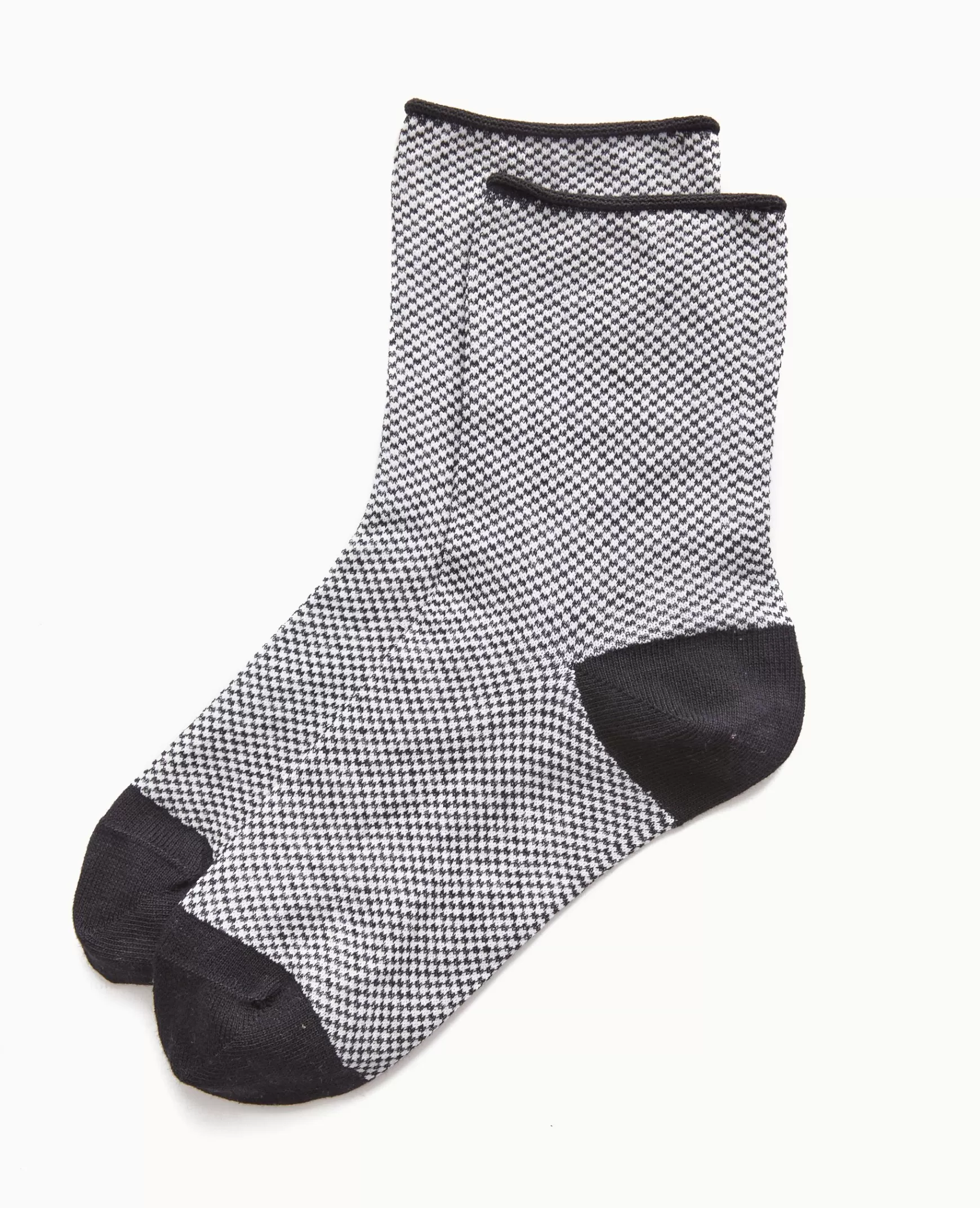 Pimkie Paire de chaussettes mini-damiers - Noir Cheap