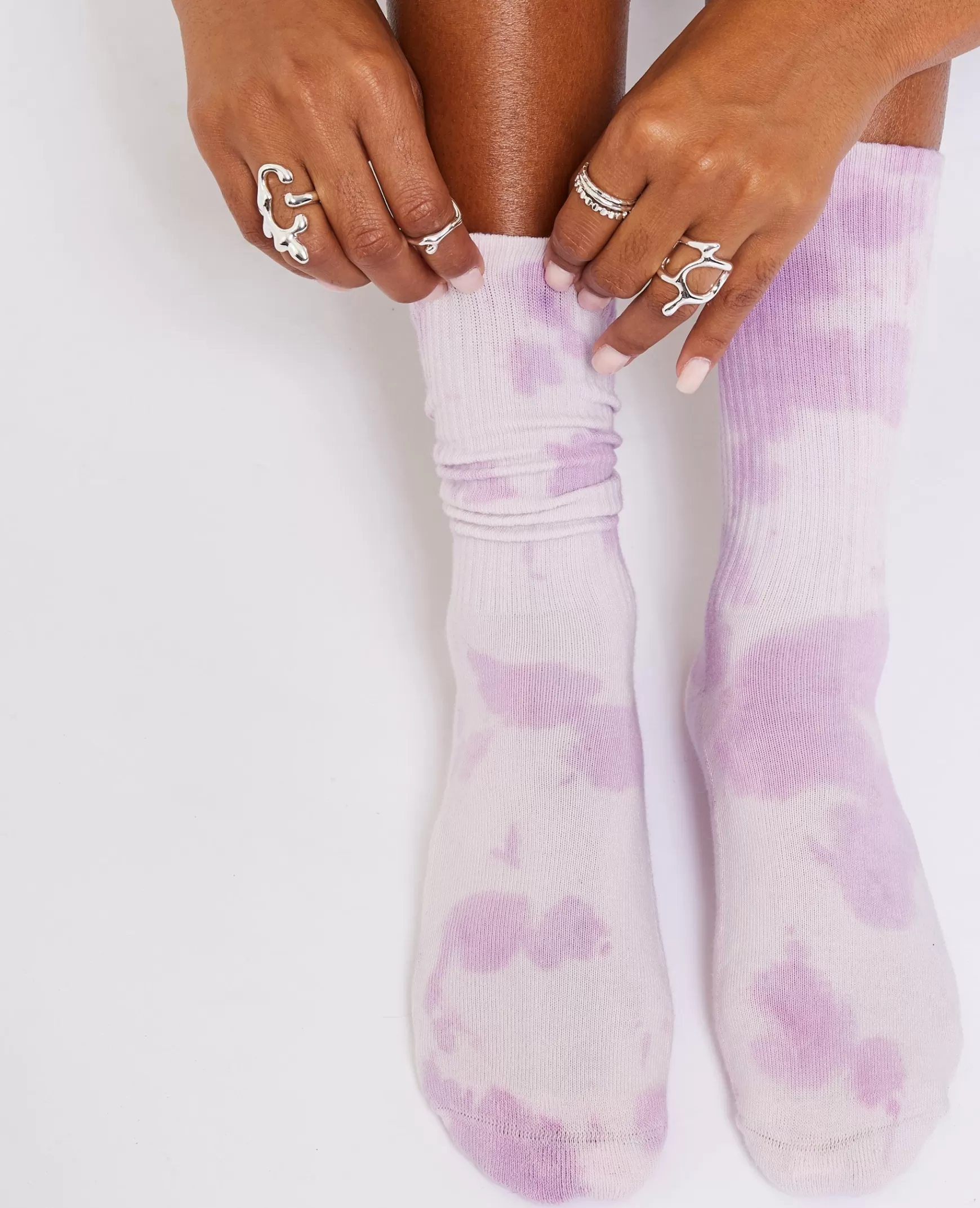 Pimkie Paire de chaussettes tie and dye - Rose clair Roseclair Store