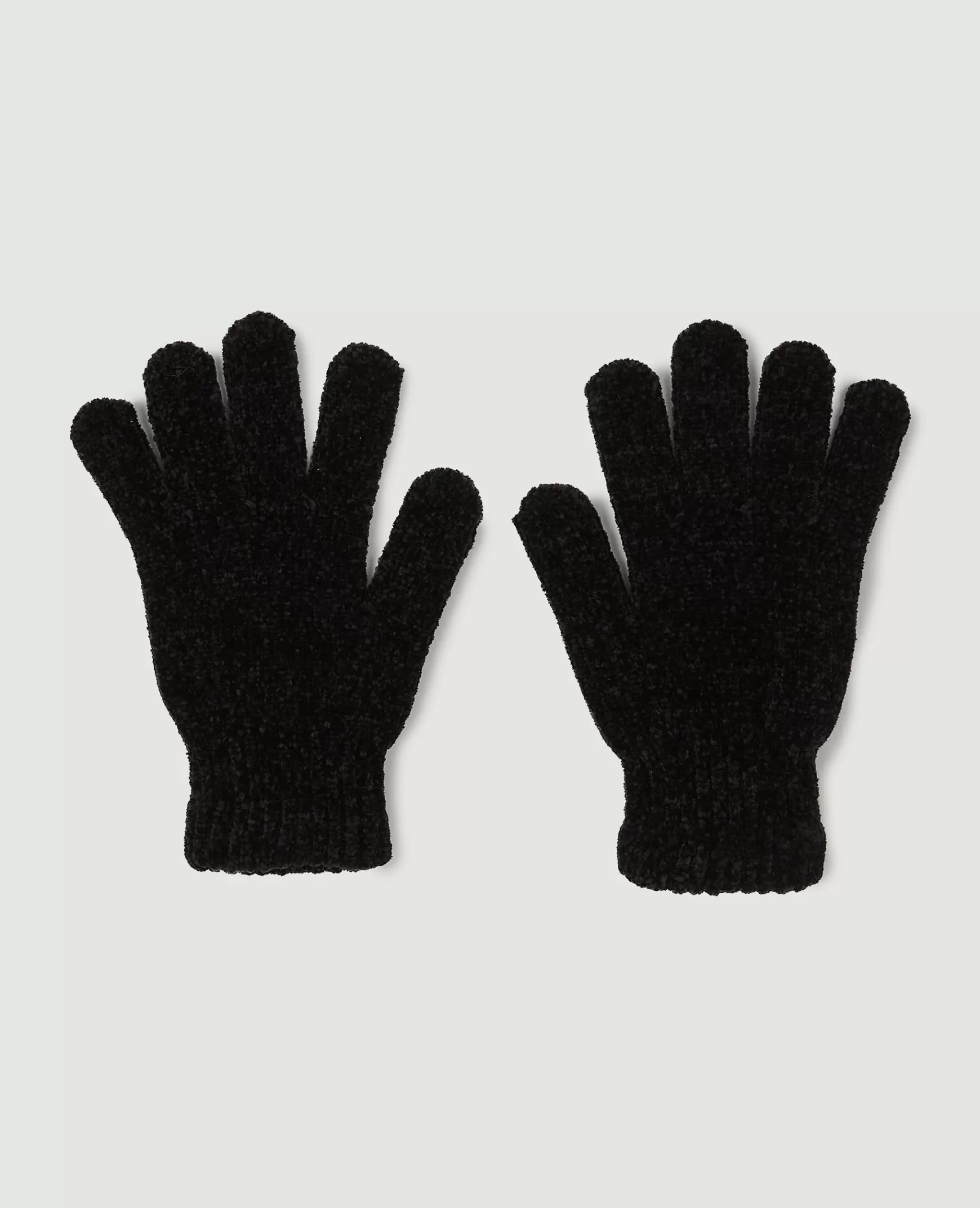 Pimkie Paire de gants maille chenille - Noir Fashion