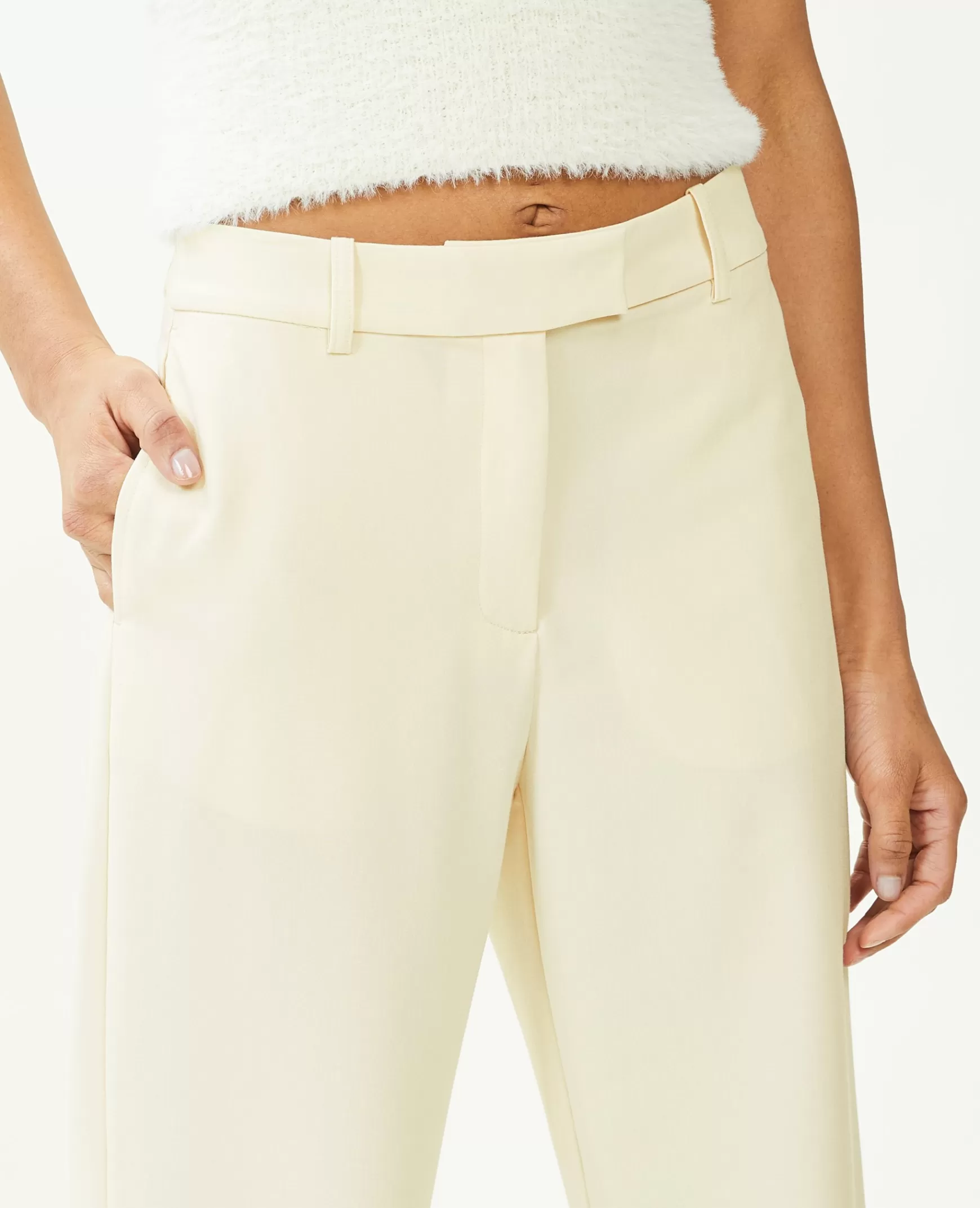 Pimkie Pantalon de costume droit - Beige Online