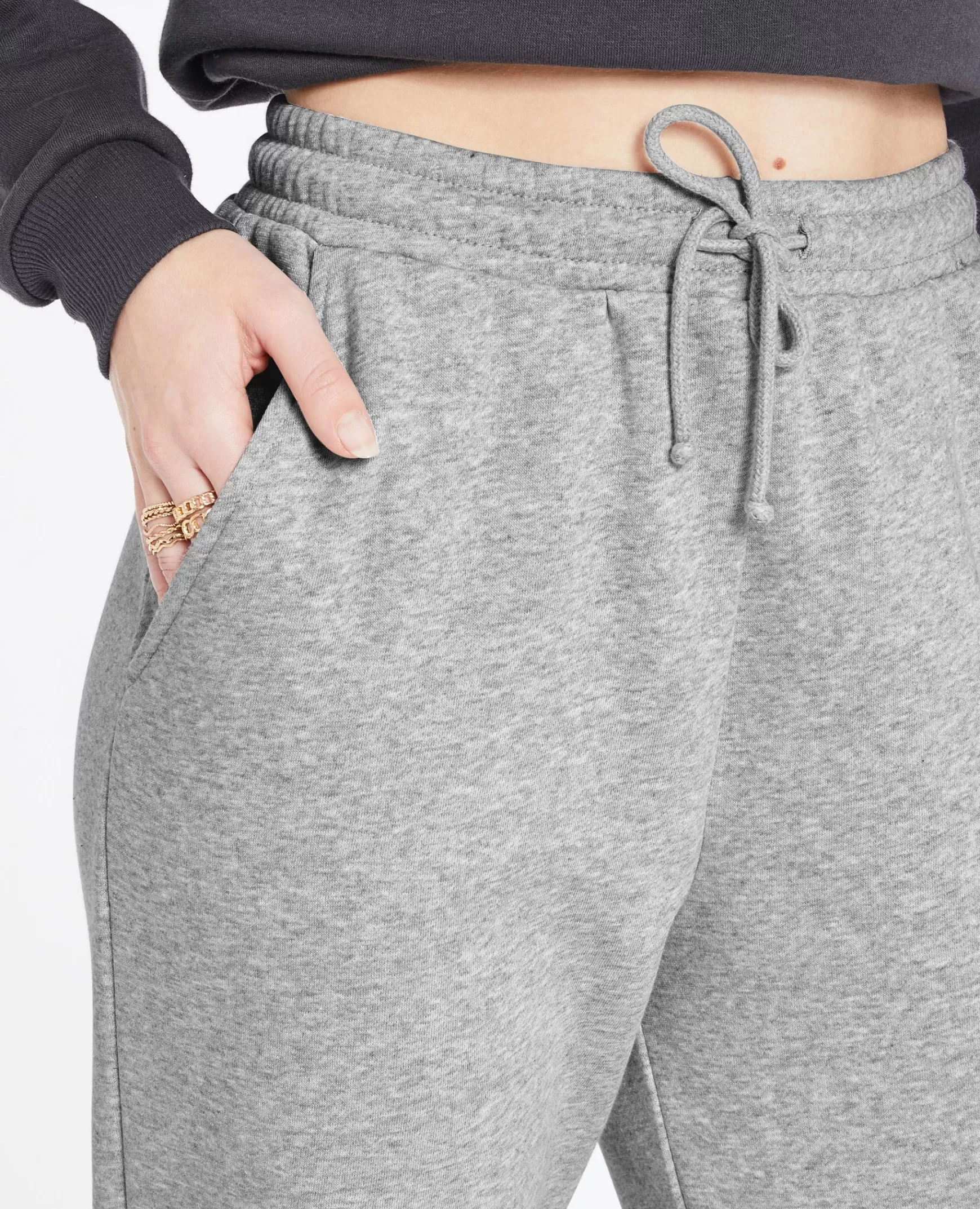 Pimkie Pantalon de jogging en molleton - Gris chin Grischin Discount