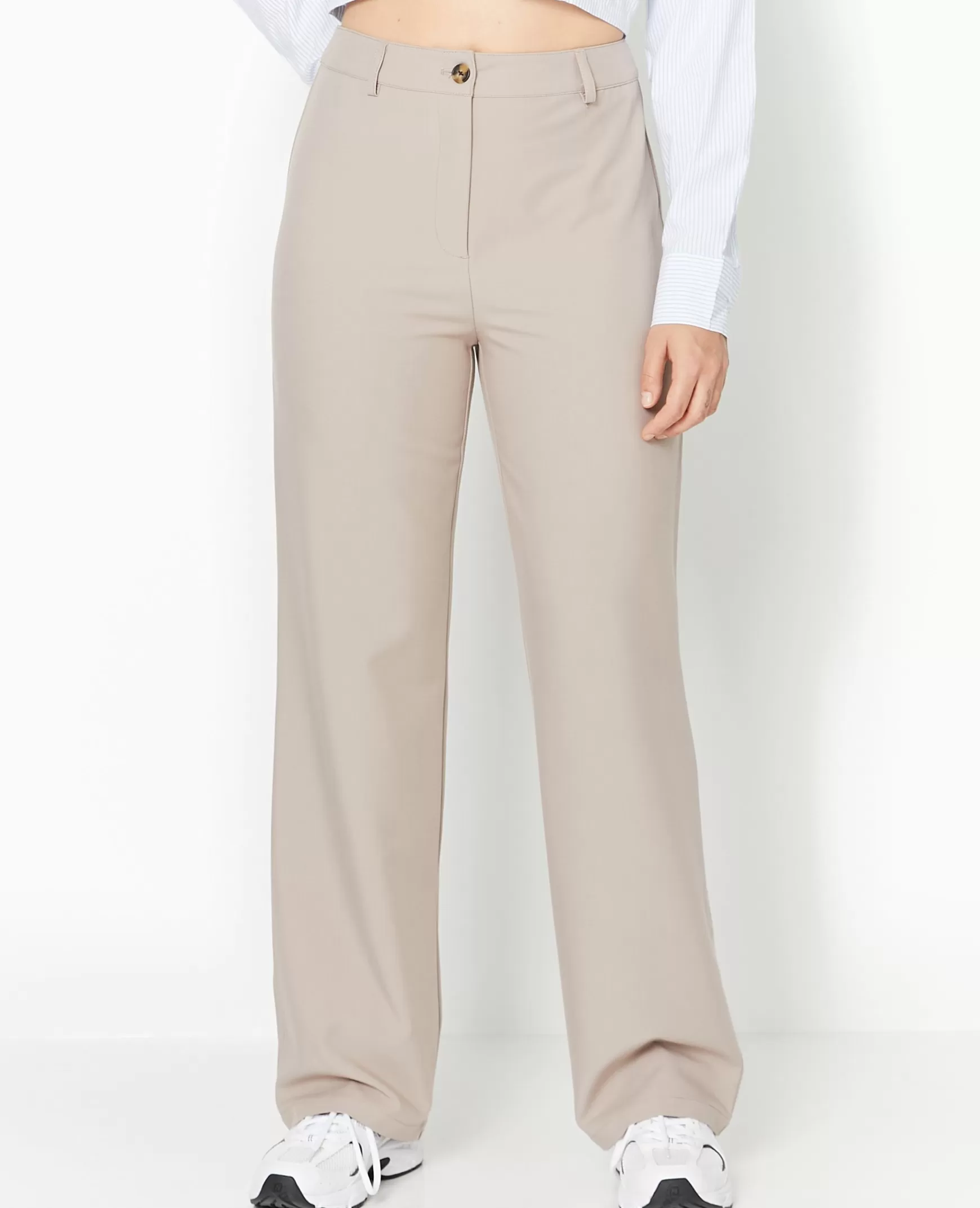 Pimkie Pantalon droit city - Beige Best Sale