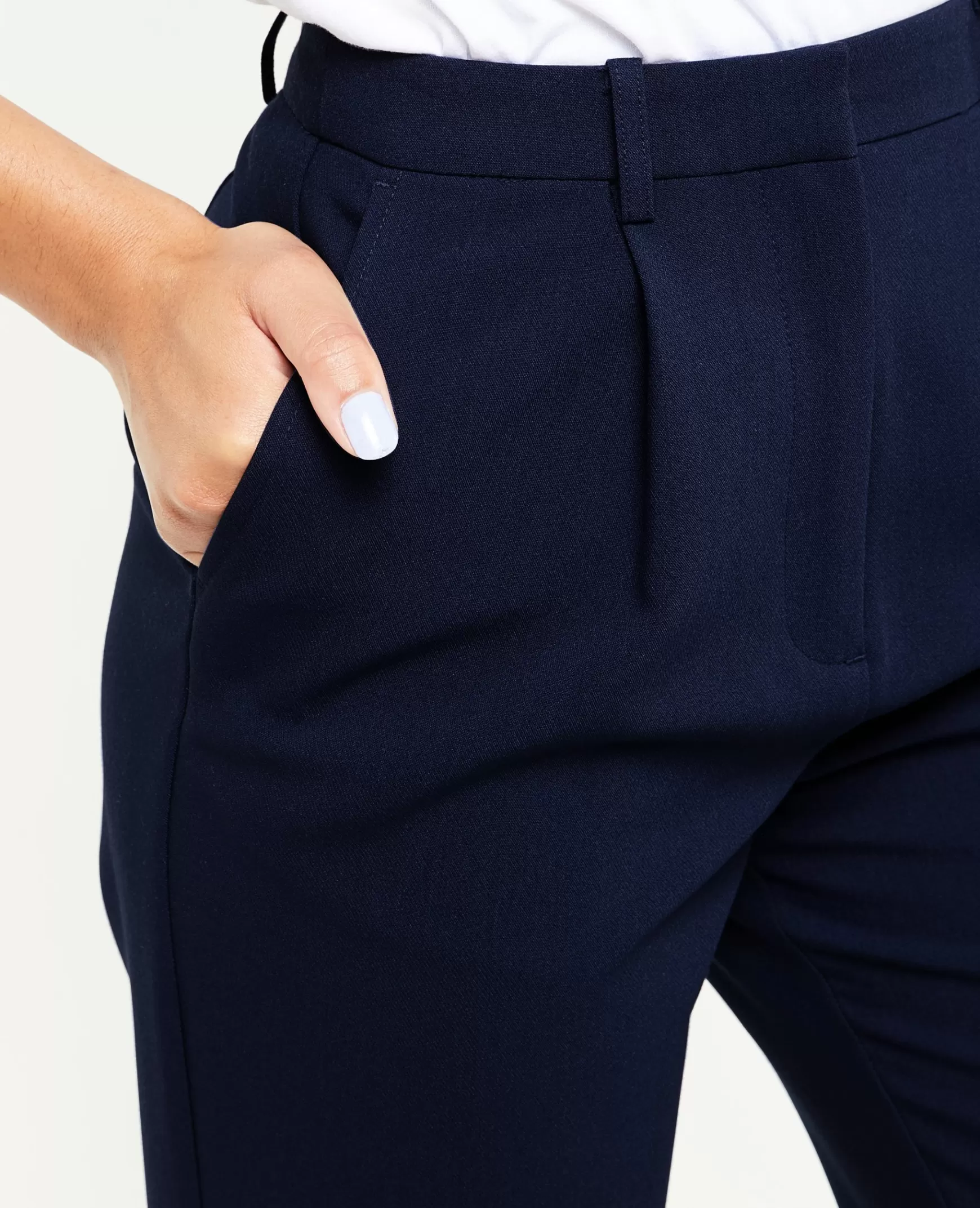 Pimkie Pantalon droit city - Bleu marine Bleumarine Best Sale