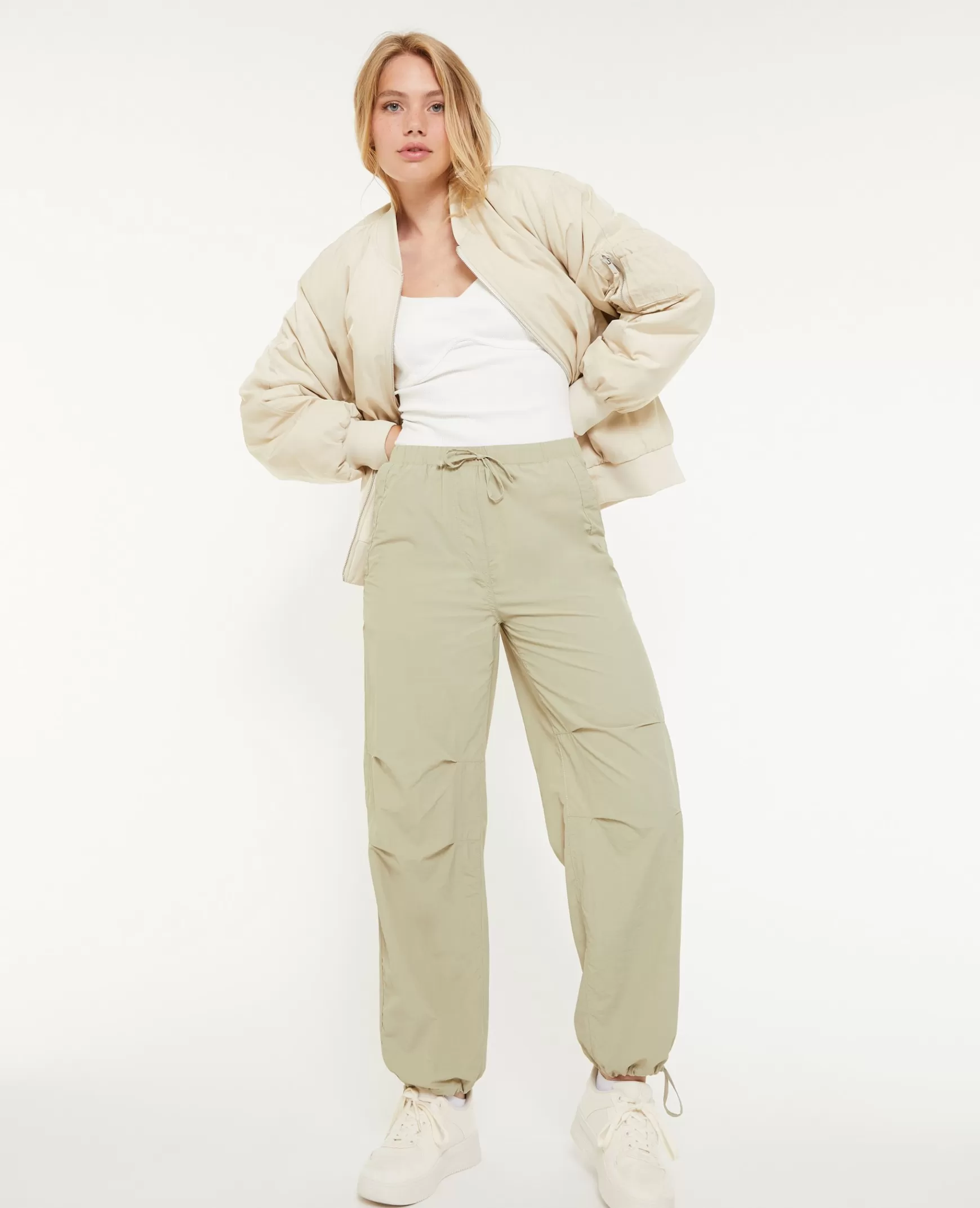 Pimkie Pantalon parachute - Vert kaki Vertkaki Shop