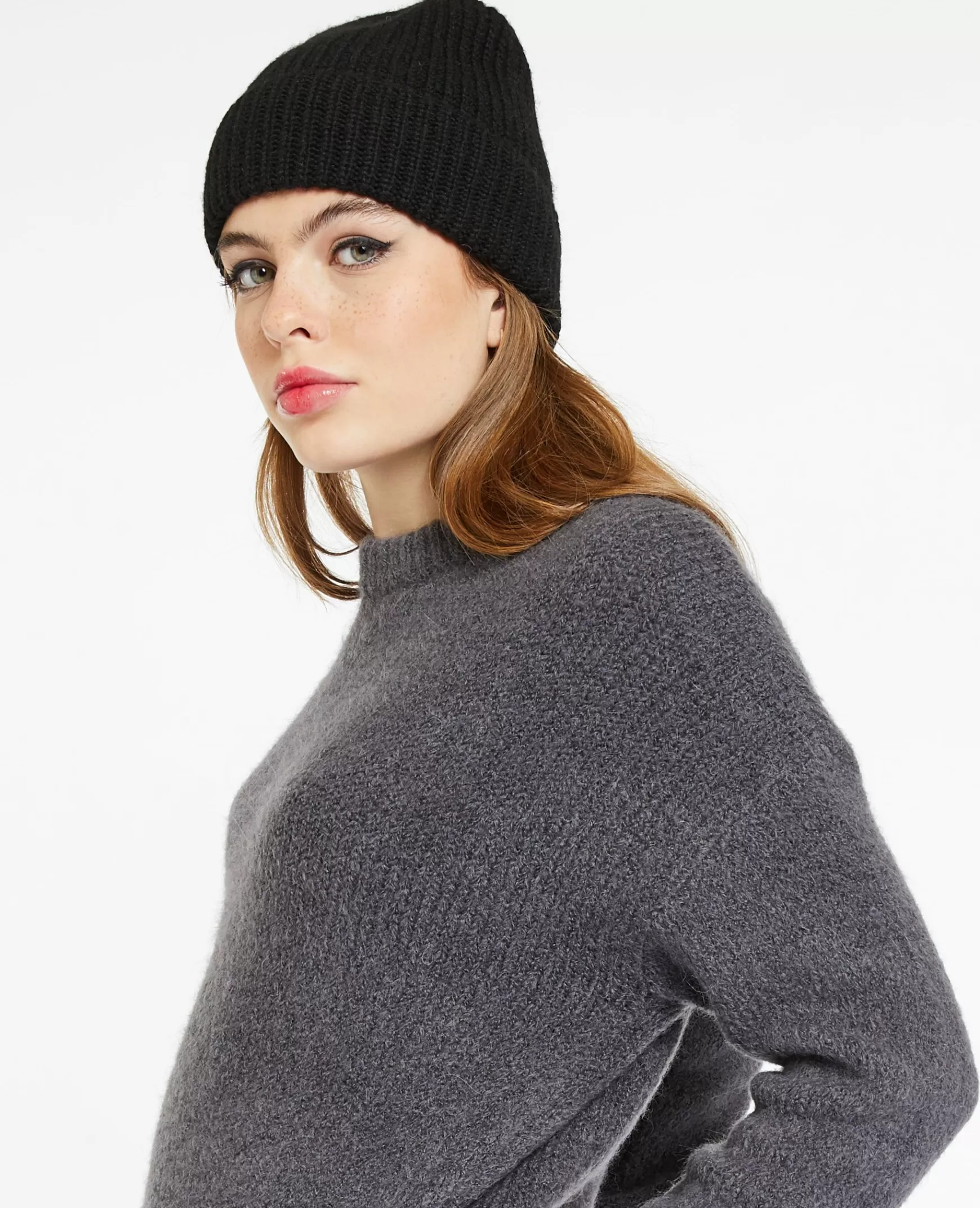 Pimkie Pull col rond - Gris clair Grisclair Online