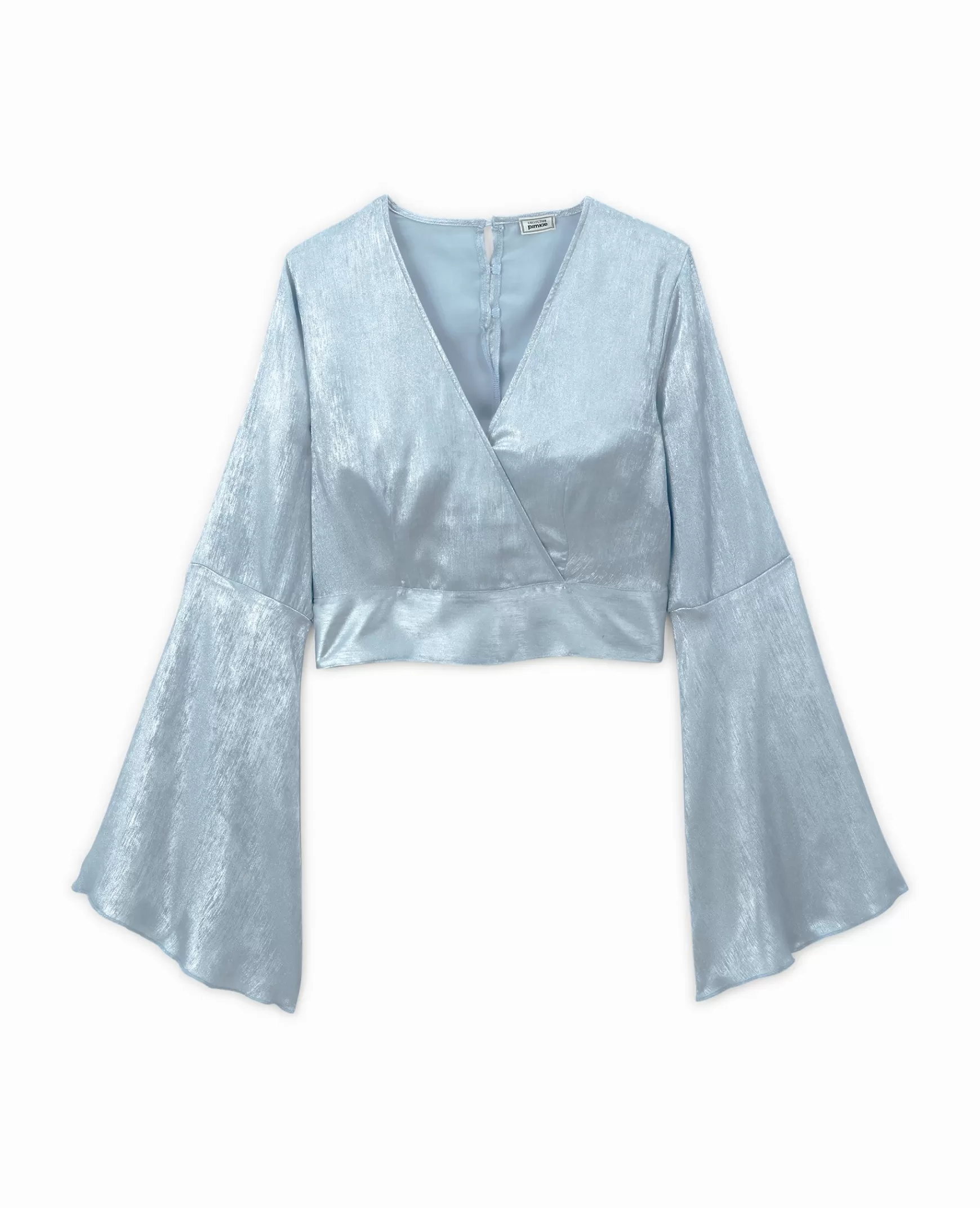 Pimkie Top court cache-cœur avec cut out dos - Bleu Online