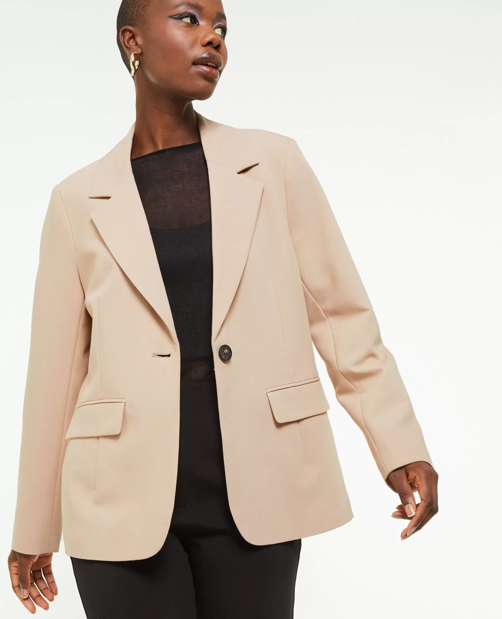 Pimkie Veste blazer droite - Beige Shop