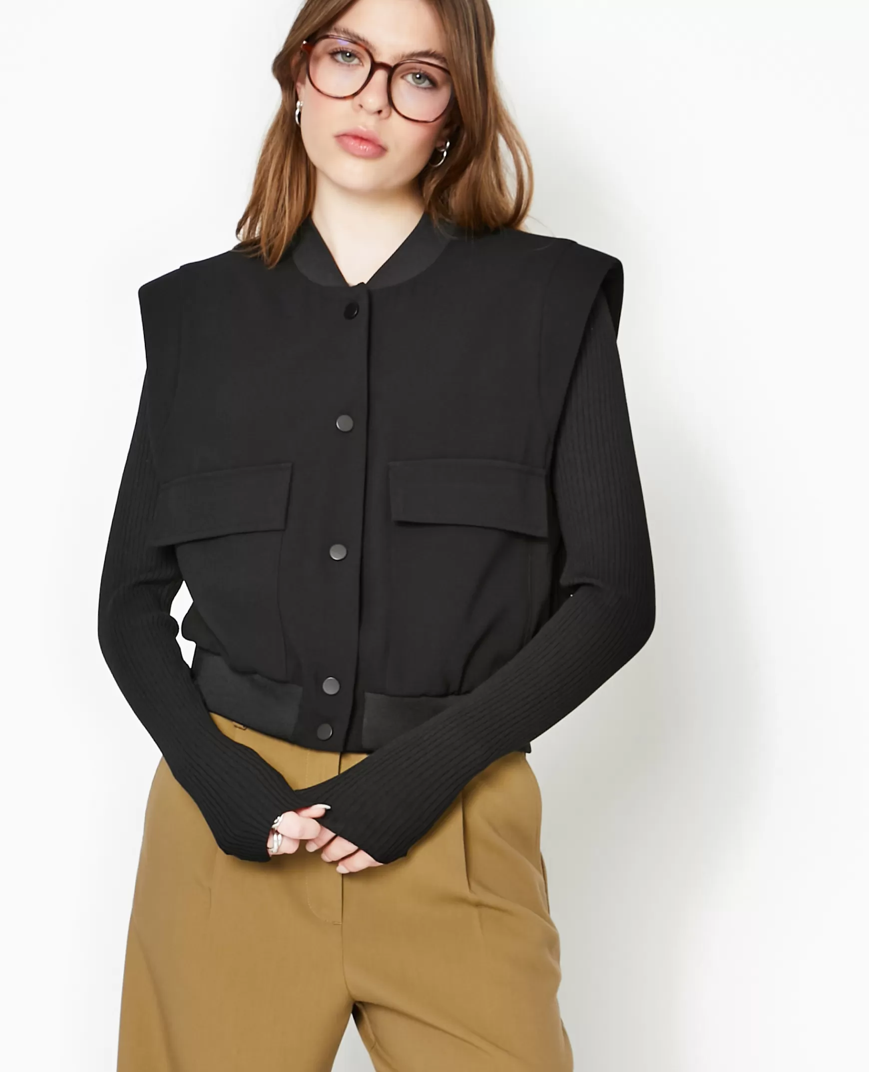 Pimkie Veste sans manches - Noir Online